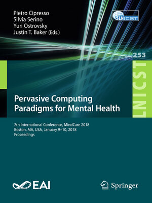 cover image of Pervasive Computing Paradigms for Mental Health